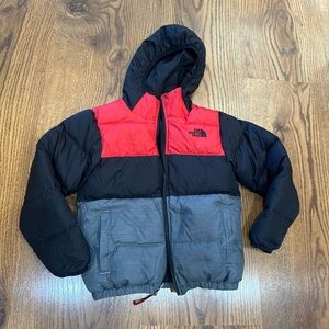 The North Face Kids' Red and Black Jacket